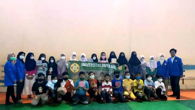 Kegiatan PKM di SDN Peninggilan 02 Ciledug, Tanggerang - Banten. Sumber; Doc. Pribadi