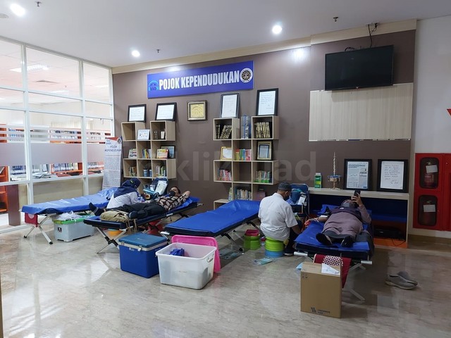 Proses donor darah yang digelar BEM FAST Universitas Ahmad Dahlan (UAD) (Foto: BEM FAST)