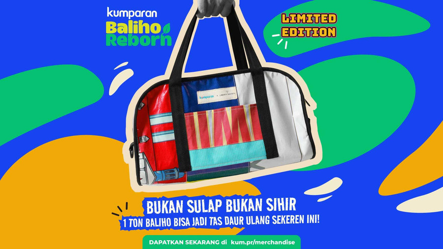 1 Ton Baliho Pemilu Disulap Jadi Tas Keren, Dapatkan Sekarang! - kumparan.com