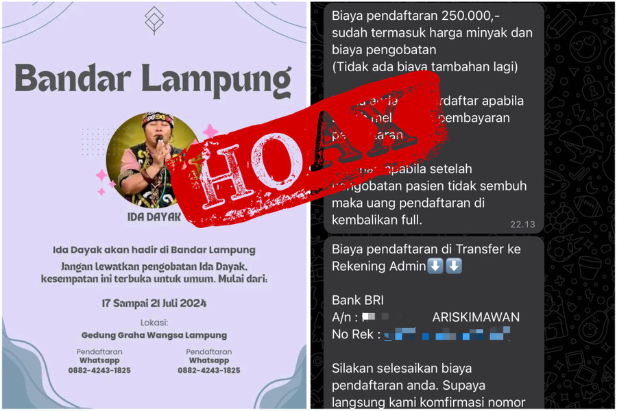 Cek Fakta: Ida Dayak Datang ke Lampung, Dipastikan Hoaks - kumparan.com