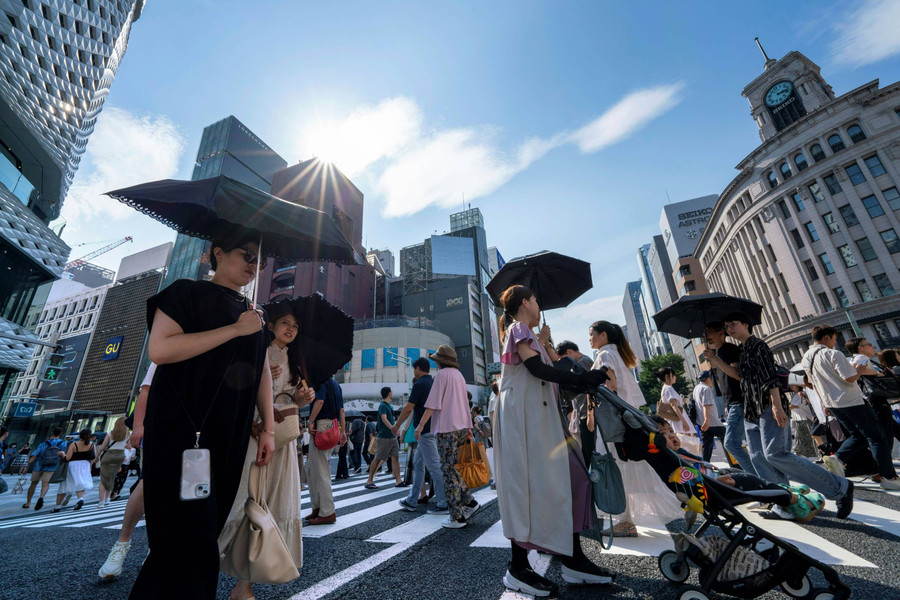 Foto: Suhu Panas Ekstrem Melanda Tokyo, Jepang