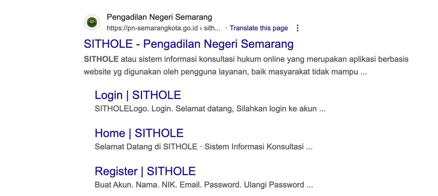 Nama Program \'SITHOLE\' Disorot, PN Semarang Tidak Akan Pakai Lagi - kumparan.com