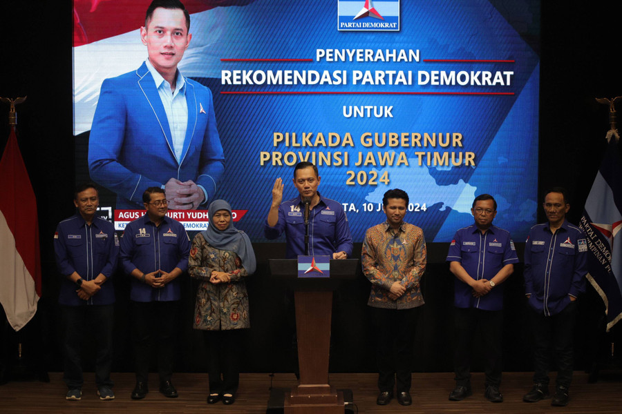 Foto: Partai Demokrat Serahkan Rekomendasi Paslon di Pilgub Jatim hingga Sulteng - kumparan.com