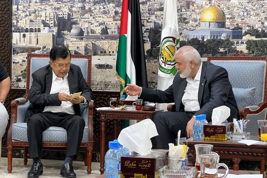 JK Bertemu Pemimpin Tertinggi Hamas di Qatar, Dorong Rekonsiliasi dengan Fatah - kumparan.com
