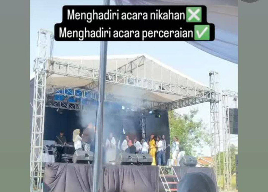 Viral Pria di Lampung Rayakan Perceraian dengan Pesta, Kini Dilaporkan ke Polisi - kumparan.com