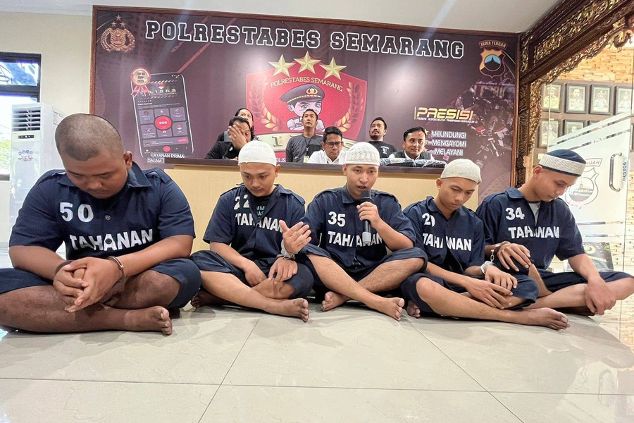 Tampang 5 Anggota PSHT di Semarang Tersangka Pengeroyok Pemuda - kumparan.com