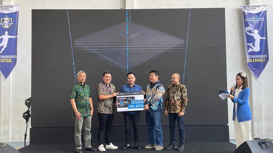 Axioo Buka Lab AI di SMK Pertiwi Kuningan, Dorong Talenta Digital di Sekolah