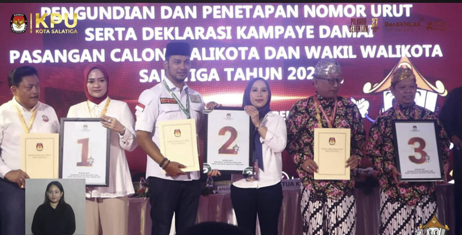 Ini Nomor Urut 3 Paslon di Pilwakot Salatiga 2024 - kumparan.com