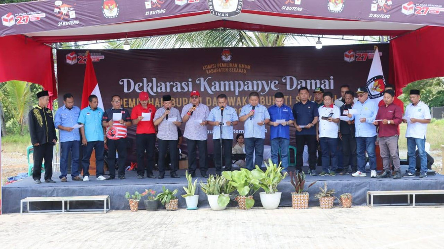 KPU Sekadau Gelar Deklarasi Kampanye Damai - kumparan.com