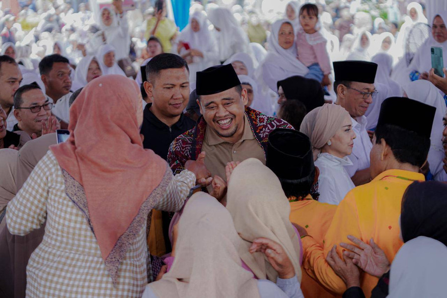 Bobby Kampanye di Paluta: Modal Saya Jadi Gubernur Bukan Hanya Menantu Mulyono