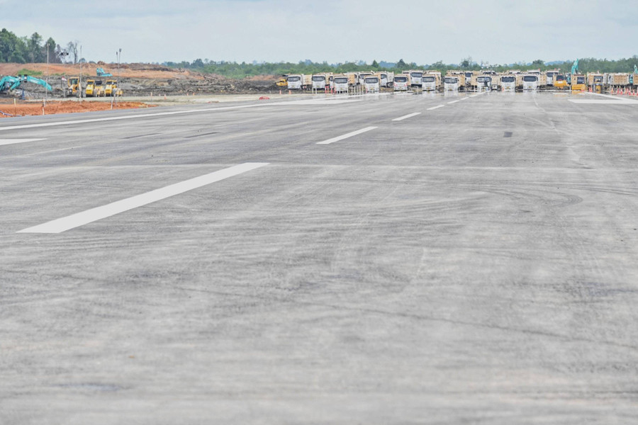 Panjang Runway Bandara Nusantara Sudah 2.200 Meter, Boeing 737-800 Bisa Mendarat