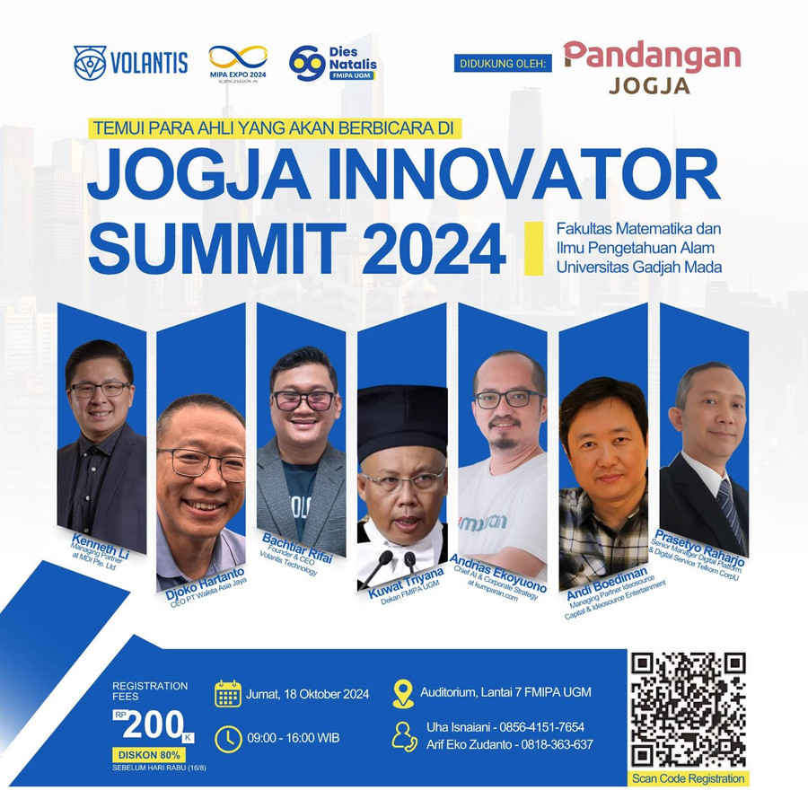 Volantis dan MIPA UGM Inisiasi Program Akselerator, Jembatan Akademisi-Industri - kumparan.com