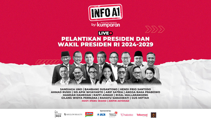 Besok, Saksikan kumparan Info A1 Live Pelantikan Presiden & Wapres - kumparan.com