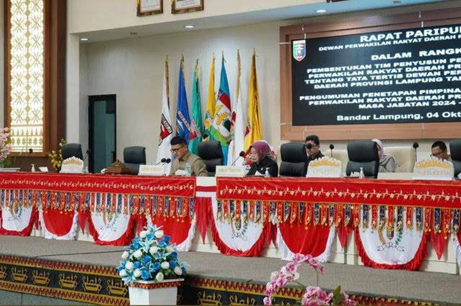 Pimpinan DPRD Provinsi Lampung Periode 2024-2029 Akan Dilantik Besok - kumparan.com