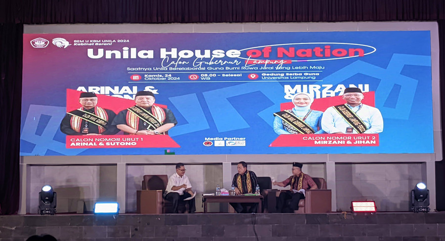 BEM Unila Sukses Gelar \'House of Notion\', Adu Gagasan Calon Gubernur Lampung - kumparan.com