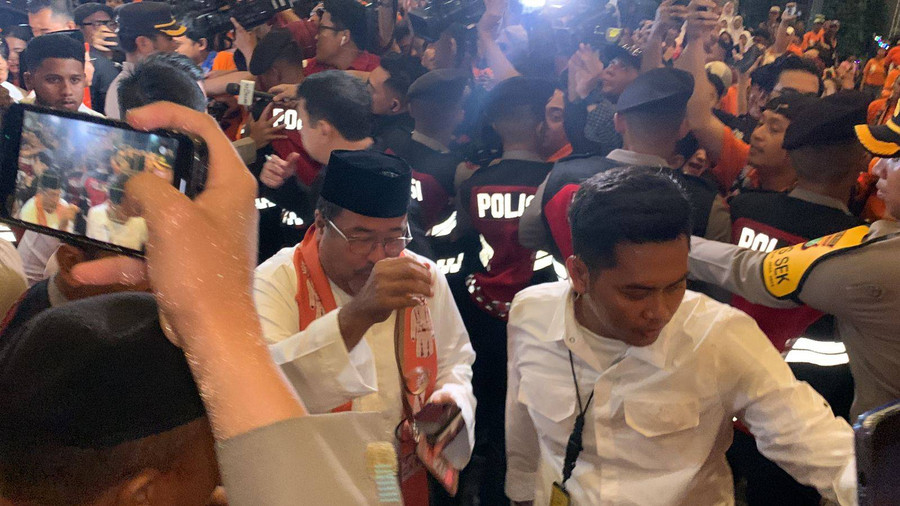 Para Calon Pilgub Jakarta Tiba di Beach City Hotel, Siap Ikuti Debat Kedua