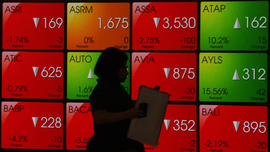 IHSG Dibuka Turun Tipis, Rupiah Melemah di Rp 15.567 per Dolar AS