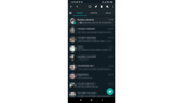 Buka aplikasi WhatsApp
