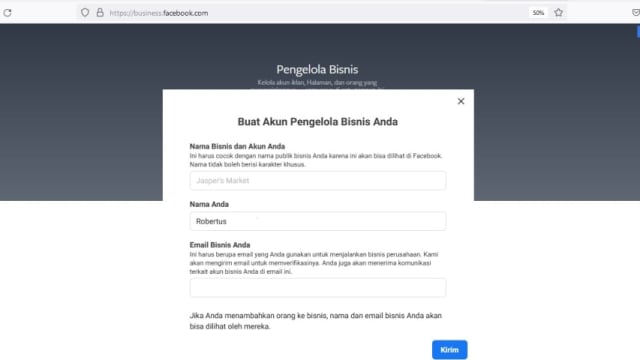 Cara Membuat Facebook Bisnis Untuk Pebisnis Pemula Kumparan Com