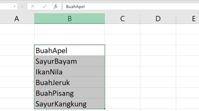Cara Menghapus Karakter Di Excel