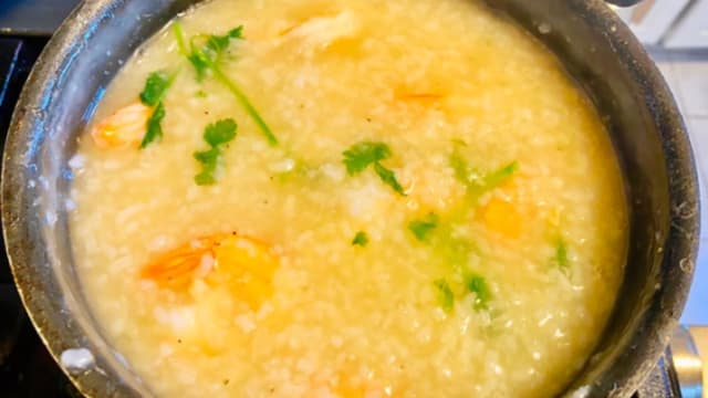 Resep Mpasi 9 Bulan Sederhana Bubur Udang Buncis