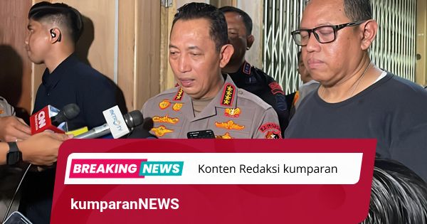 Ojol Tewas Dilindas Rantis, Kapolri Minta Maaf ke Komunitas Ojol dan Masyarakat
