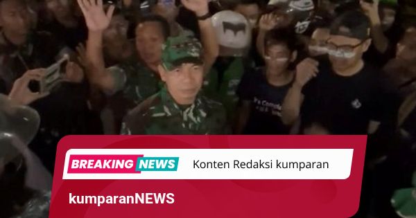 Pangdam Jaya Temui dan Tenangkan Massa di Sekitar Mako Brimob PMJ