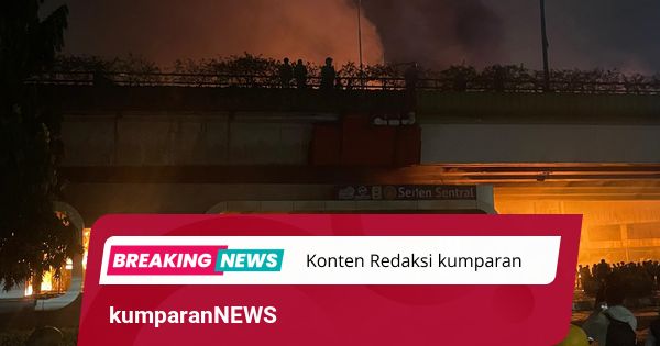 Daftar 5 Halte TransJakarta yang Dibakar Massa