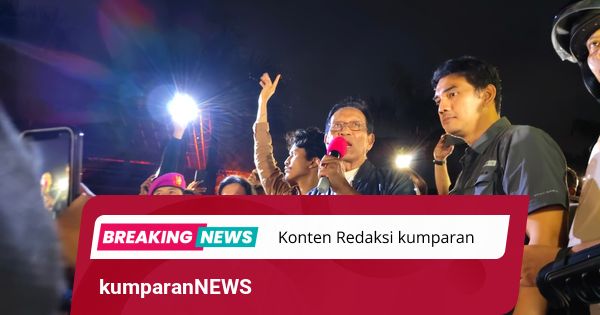Redam Situasi, Sultan Keluar Polda DIY Temui Massa Aksi