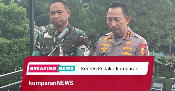 Saat Kapolri dan Panglima Beri Keterangan Bersama soal Demo Ricuh