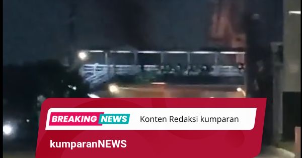 Pos Polisi di Cakung, Jakarta Timur, Dibakar Massa