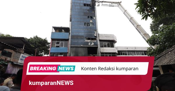 Update Kebakaran Gedung Terra Drone: Damkar Masih Berupaya Tembus Lantai 6