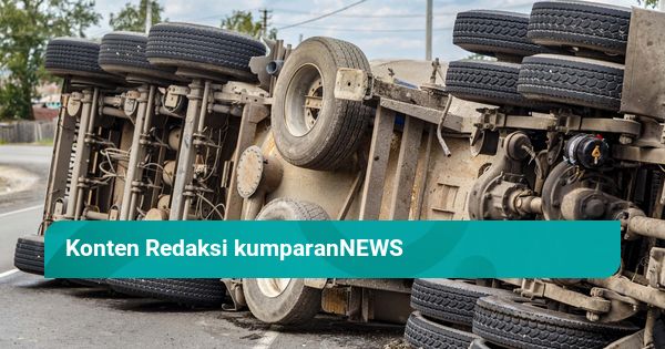 Kecelakaan 2 Truk di Salatiga Karena Rem Blong: 1 Luka Berat dan 3 Luka Ringan