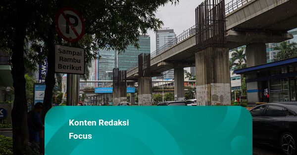 Konten IG: 108 Tiang Monorel Tunggu Giliran buat Dibongkar