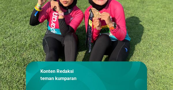 Cerita teman kumparan Running Club Seru-seruan di Maybank Marathon Bali 2025
