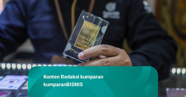 Harga Emas Antam Turun Jadi Rp 2,77 Juta/Gram, Galeri24 Rp 2,79 Juta/Gram