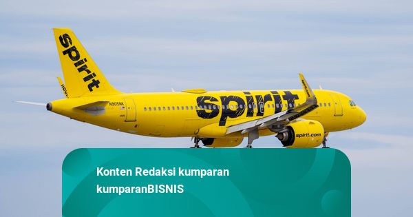 Maskapai Murah Spirit Airlines Ajukan Bangkrut untuk Kedua Kalinya