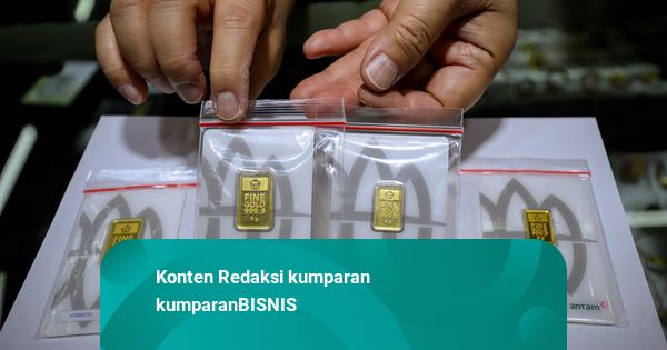 Harga Emas Antam Turun ke Rp 2.850.000/Gram, Galeri24 Naik di Rp 2.908.000/Gram