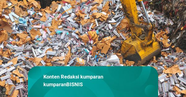 Ada 13 Ribu Kasus yang Ditindak, Pemerintah Sita 816 Juta Batang Rokok Ilegal