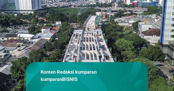 Pembangunan LRT Jakarta Fase 1B Velodrome-Manggarai Capai 67 Persen
