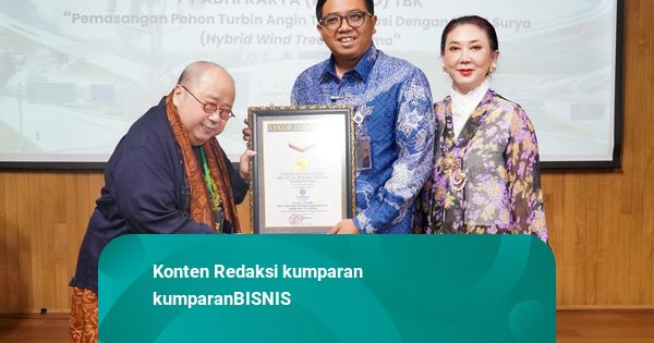Jasa Marga Raih Penghargaan MURI Berkat Inovasi Hybrid Wind Tree