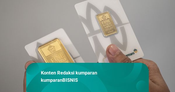 Harga Emas Antam Turun ke Rp 2.840.000/Gram, Galeri24 Naik ke Rp 2.886.000