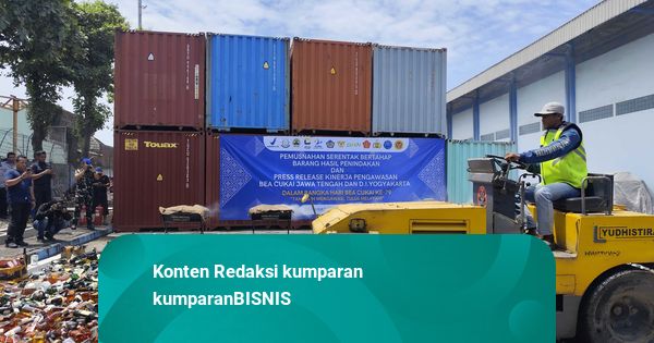 Bea Cukai Musnahkan 24 Juta Batang Rokok Ilegal di Yogyakarta