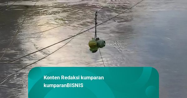 Bahu-Membahu Salurkan LPG Lewat Sling Rope di Sungai Tingkeum, Bireuen