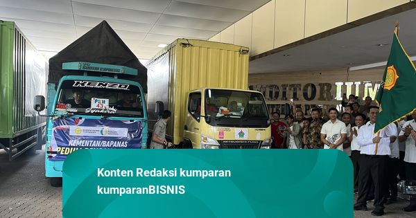 Mentan Lepas 153 Truk Bantuan Bencana Sumatera Tahap II Senilai Rp 10 Miliar