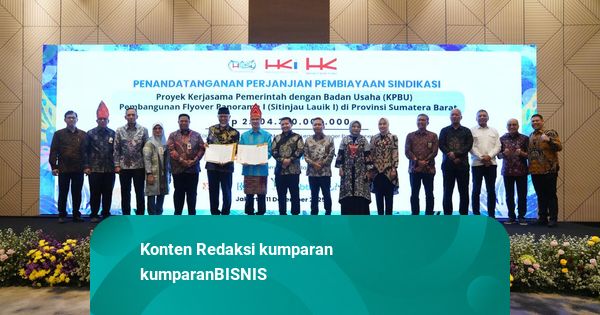 BRI Dukung Pembiayaan Sindikasi Rp 2,2 T Proyek Flyover Sitinjau Lauik di Sumbar