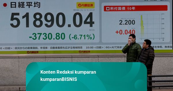 Pasar Saham Jepang Melesat, Nikkei Tembus Rekor Tertinggi Usai Perang Mereda