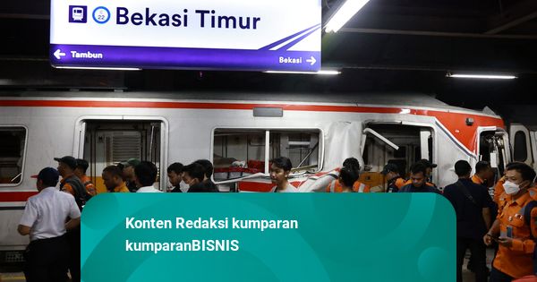 KAI Batalkan 13 Perjalanan KA Imbas Kecelakaan di Bekasi Timur, Ini Rinciannya