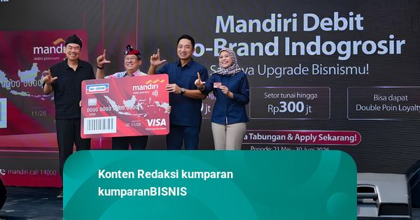 Permudah Transaksi, Bank Mandiri-Indogrosir Rilis Kartu Mandiri Debit Co-Brand