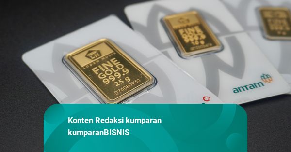 Harga Emas Antam Anjlok ke Level Rp 2,67 Juta/Gram, Galeri24 Rp 2,70 Juta/Gram